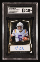Jayden Daniels 2025 Leaf Metal Sports Heroes Autographs Gold Acetate #BAJD3 RC #1/1 (SGC 10 | Auto 10) at PristineAuction.com