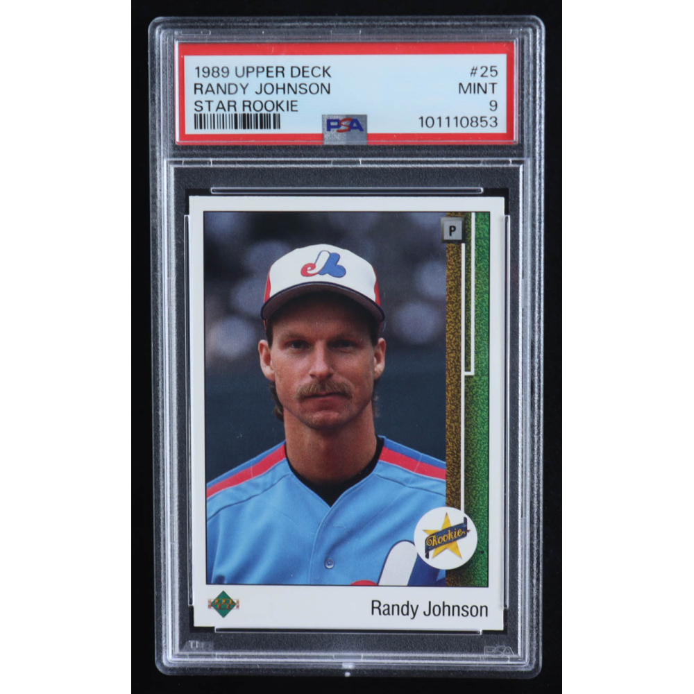 Randy Johnson 1989 Upper Deck #25 RC (PSA 9) at PristineAuction.com