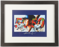 "Shohei Ohtani 50/50" Custom Framed LE Lithograph Print By Anthony Douglas (Douglas) at PristineAuction.com
