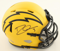 Derwin James Signed Chargers Rave Alternate Speed Mini Helmet (Beckett) at PristineAuction.com