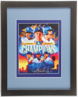 "Los Angeles Dodgers World Series Champions" Custom Framed LE Lithograph Print By Anthony Douglas (Douglas) at PristineAuction.com