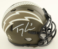 Trey Lance Signed Chargers Salute to Service Alternate Speed Mini Helmet (Beckett) at PristineAuction.com