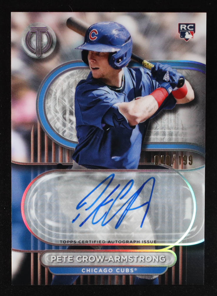 Pete Crow-Armstrong 2024 Topps Tribute Autographs #TAPC #040/199 RC