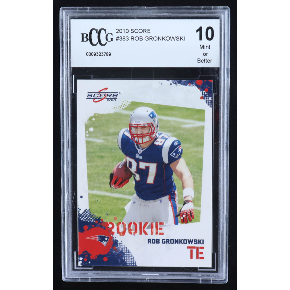 Rob Gronkowski 2010 Score #383 RC (BCCG 10) at PristineAuction.com