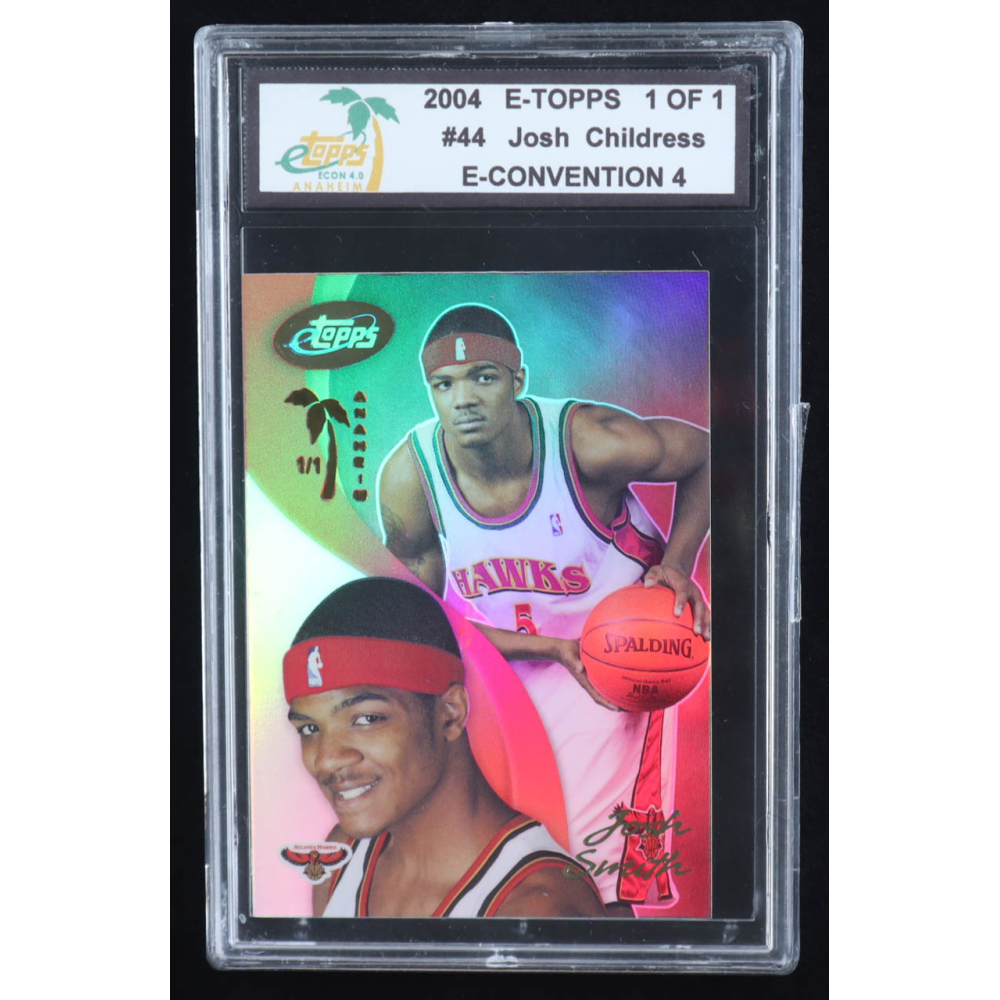 Josh Childress 2004 E-Topps #44 Anaheim E-Convention 4 RC #1/1 (E-Topps) at PristineAuction.com