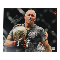 Georges St-Pierre Signed UFC 8x10 Photo (Beckett) at PristineAuction.com