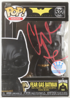 Christian Bale Signed "Batman" #532 Fear Gas Batman Funko Pop! Vinyl Figure (Beckett) at PristineAuction.com