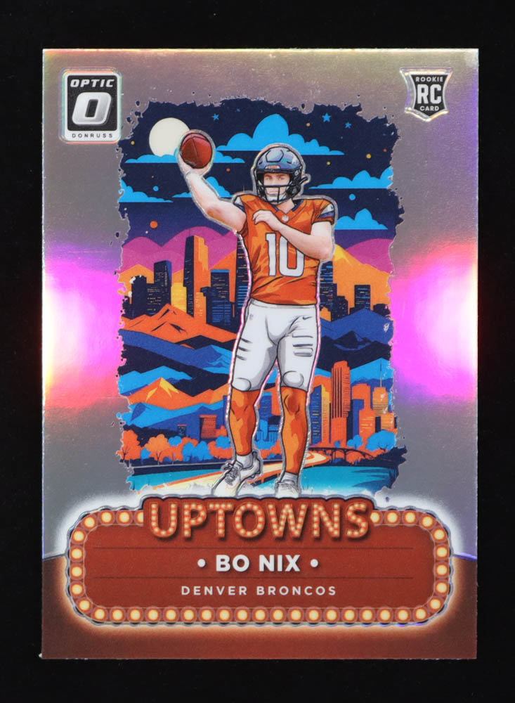 Bo Nix 2024 Donruss Optic Uptowns #3 RC