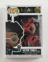Jonathan Majors Signed "Loki" #1316 Victor Timely (1983) Funko Pop! Vinyl Figure Inscribed "Victor Timely" (JSA) at PristineAuction.com