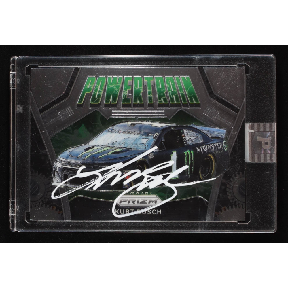 Kurt Busch Signed 2020 Panini Prizm #82 PT (PA) at PristineAuction.com