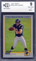 Drew Brees 2001 Topps #328 RC (BCCG 9) at PristineAuction.com