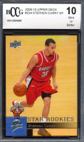 Stephen Curry 2009-10 Upper Deck SP #234 RC (BCCG 10) at PristineAuction.com
