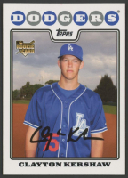 Clayton Kershaw 2008 Topps Update #UH240 RC at PristineAuction.com