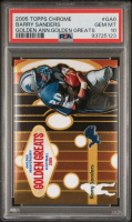 Barry Sanders 2005 Topps Chrome Golden Anniversary Golden Greats #GA6 (PSA 10) at PristineAuction.com