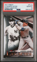 Aaron Judge / Derek Jeter 2021 Topps Finest Legacies #FLAJ (PSA 10) at PristineAuction.com