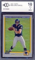 Drew Brees 2001 Topps #328 RC (BCCG 10) at PristineAuction.com