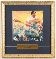 LeRoy Neiman "The Commerce Comet: Mickey Mantle" Custom Framed Art Print Display at PristineAuction.com