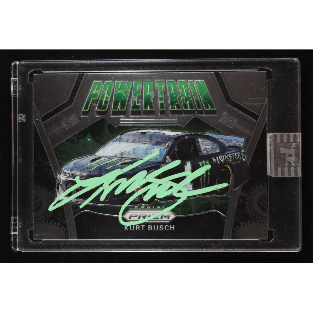 Kurt Busch Signed 2020 Panini Prizm #82 PT (PA) at PristineAuction.com