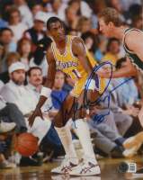 Michael Cooper Signed Lakers 8x10 Photo (Beckett) at PristineAuction.com