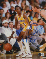 Michael Cooper Signed Lakers 8x10 Photo (Beckett) at PristineAuction.com