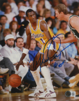 Michael Cooper Signed Lakers 8x10 Photo (Beckett) at PristineAuction.com