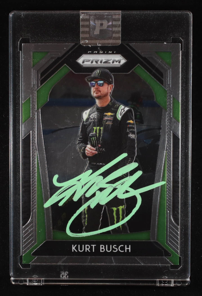 Kurt Busch Signed 2020 Panini Prizm #30 (PA)