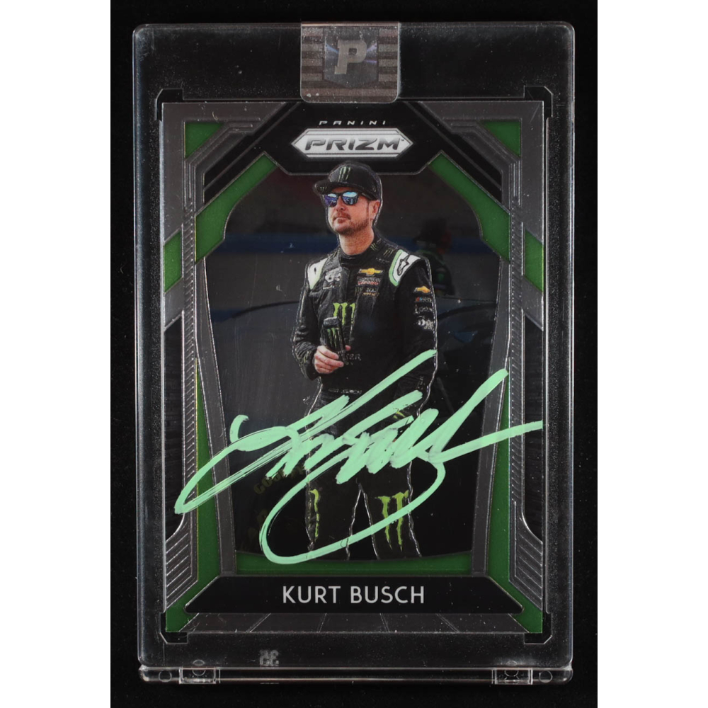 Kurt Busch Signed 2020 Panini Prizm #30 (PA) at PristineAuction.com