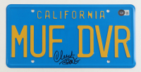 Cheech Marin & Tommy Chong Signed "Up In Smoke" License Plate (Beckett) at PristineAuction.com