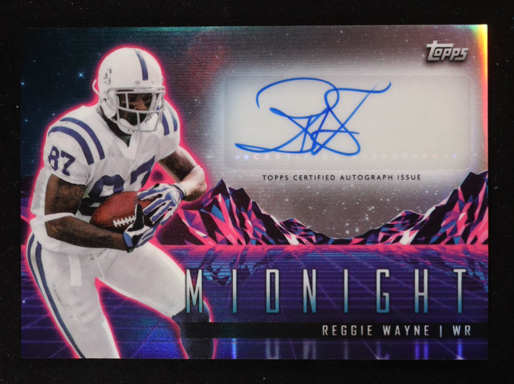 Reggie Wayne 2024 Topps Midnight Horizon Signatures #HZSRW