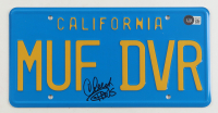 Cheech Marin & Tommy Chong Signed "Up In Smoke" License Plate (Beckett) at PristineAuction.com