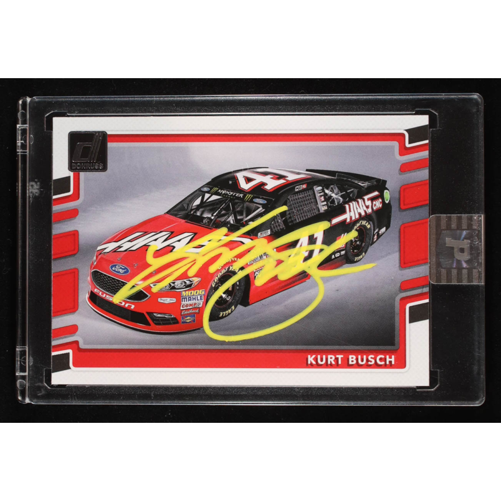 Kurt Busch Signed 2018 Donruss #86 CAR (PA) at PristineAuction.com