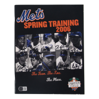 2006 Mets Spring Training Program Signed by (10) with Pedro Martinez, Carlos Beltrán, Tom Glavine, David Wright (Beckett) at PristineAuction.com