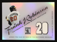 Frank Robinson 2001 Topps Tribute Game Worn Relics #RJFR at PristineAuction.com