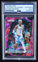 Shai Gilgeous-Alexander Signed 2024-25 Panini Prizm Prizms Pink Ice #113 (PSA) at PristineAuction.com