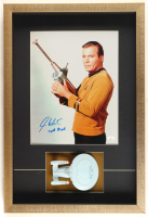Williams Shatner Signed "Star Trek" Custom Framed Shadow Box Display with Die Cast Ship (JSA) at PristineAuction.com