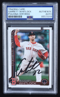 Garrett Whitlock Signed 2025 Topps #482 (PSA) at PristineAuction.com