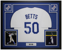Mookie Betts Signed Custom Framed Jersey Display (Beckett) at PristineAuction.com