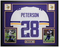 Adrian Peterson Signed Custom Framed Jersey Display (Beckett) at PristineAuction.com