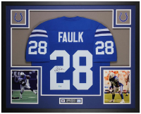 Marshall Faulk Signed Custom Framed Jersey Display (Beckett) at PristineAuction.com