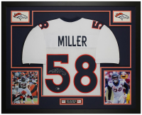 Von Miller Signed Custom Framed Jersey Display (Beckett) at PristineAuction.com