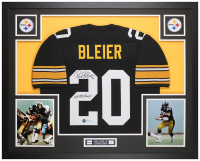 Rocky Bleier Signed Custom Framed Jersey Display Inscribed "4x SB Champs" (Beckett) at PristineAuction.com