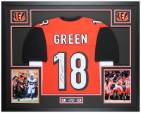 A. J. Green Signed Custom Framed Jersey Display (Beckett) at PristineAuction.com