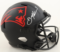 Julian Edelman Signed Patriots Full-Size Eclipse Alternate Speed Helmet (JSA) at PristineAuction.com