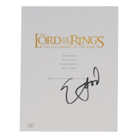 Elijah Wood Signed "The Lord of the Rings: The Fellowship of the Ring" Script Title Page (JSA) at PristineAuction.com