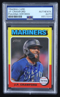 J.P. Crawford Signed 2024 Topps Heritage #94 SP (PSA) at PristineAuction.com