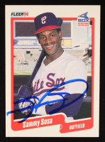 Sammy Sosa Signed 1990 Fleer #548 RC (JSA) at PristineAuction.com