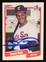 Sammy Sosa Signed 1990 Fleer #548 RC (JSA) at PristineAuction.com