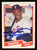 Sammy Sosa Signed 1990 Fleer #548 RC (JSA) at PristineAuction.com