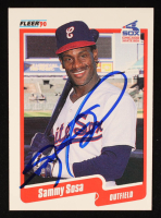 Sammy Sosa Signed 1990 Fleer #548 RC (JSA) at PristineAuction.com