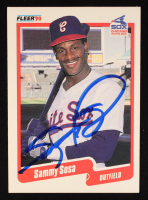 Sammy Sosa Signed 1990 Fleer #548 RC (JSA) at PristineAuction.com